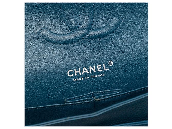 Chanel Blue Medium Classic Caviar Double Flap - vista 5