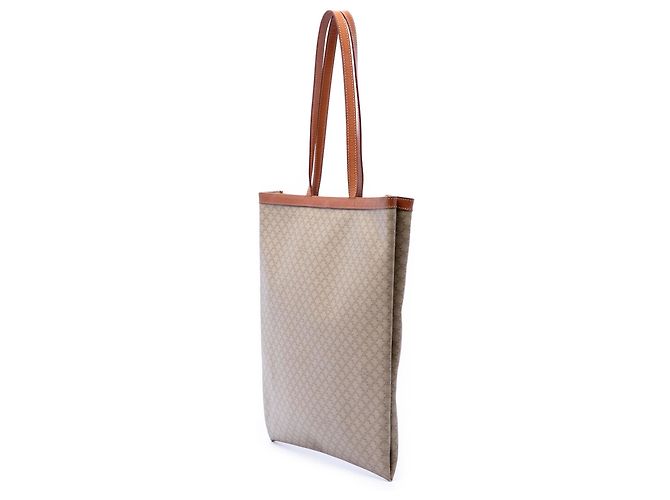 Céline Celine Tote aus beschichtetem Canvas Beige Macadam - Ansicht 2