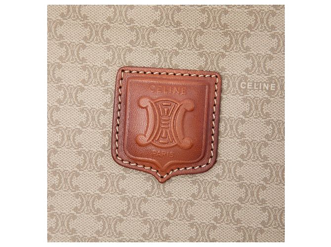Céline Celine Tote aus beschichtetem Canvas Beige Macadam - Ansicht 5