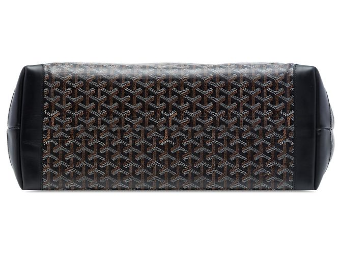 Goyard Black Goyardine Bellechasse MM Nero - vista 3