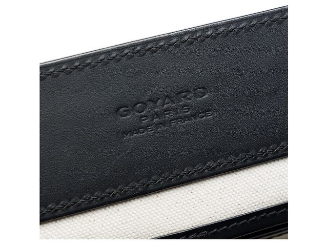 Goyard Black Goyardine Bellechasse MM Nero - vista 5