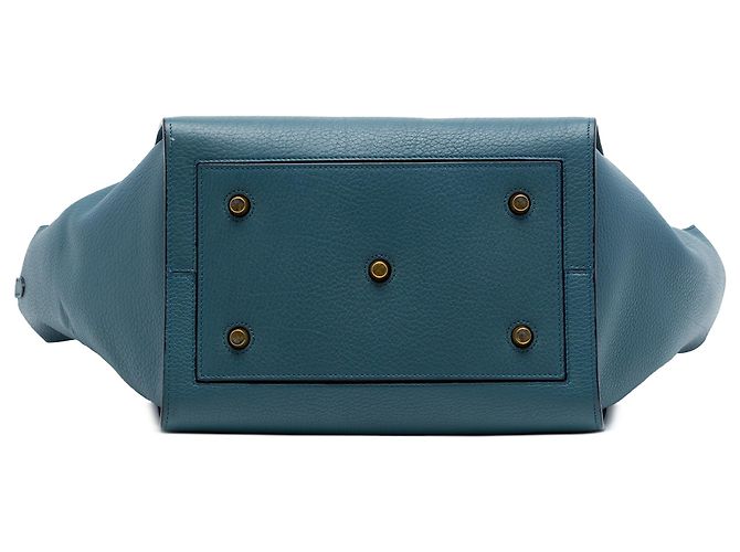 Céline Tote Celine Blue Small Grained Calfskin Tie Knot Blau - Ansicht 3
