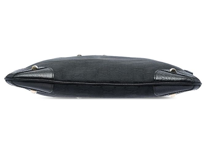 Borsa a tracolla Gucci Black GG Canvas Nailhead Nero - vista 3