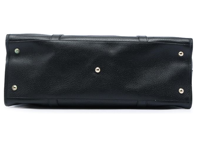 Borsa Satchel Gucci in pelle di vitello nera Nero - vista 3