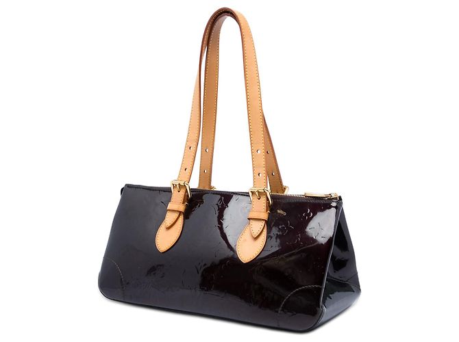 Louis Vuitton Purple Monogram Vernis Rosewood Avenue Porpora - vista 2