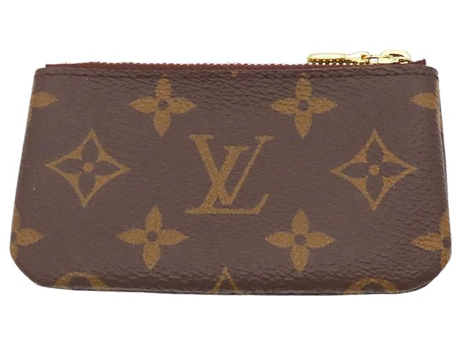 Monogram Key Pouch marrón Louis Vuitton Castaño - vista 2