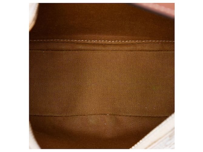 Céline Borsa a tracolla Ava in tela rivestita Triomphe marrone Celine Beige - vista 4