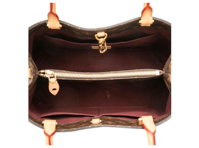 Louis Vuitton Marrone Monogram Montaigne MM - vista 4