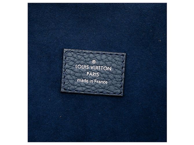 Pasta executiva Louis Vuitton em couro Taurillon azul Victor Azul marinho - vista 5
