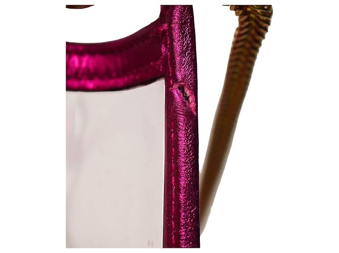 Borsa a tracolla Betty in PVC e pelle bianca con finiture metalliche Saint Laurent Bianco - vista 6