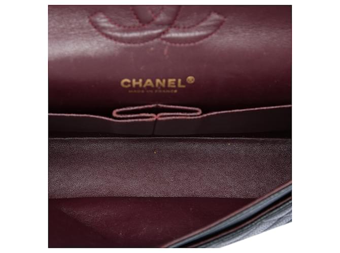 Chanel Black Medium Classic Caviar Double Flap Nero - vista 4