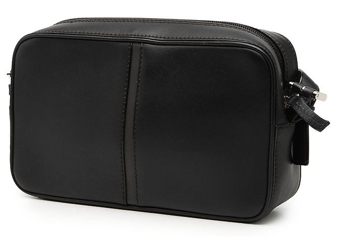 Bolsa transversal Burberry em couro de bezerro marrom Castanho escuro - vista 2