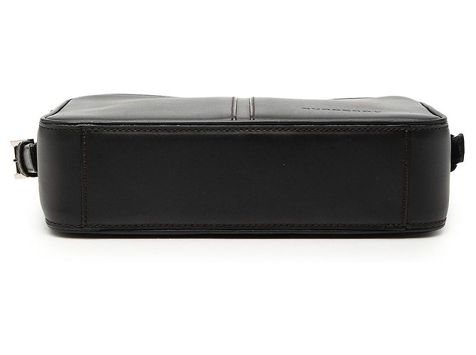 Bolsa transversal Burberry em couro de bezerro marrom Castanho escuro - vista 3
