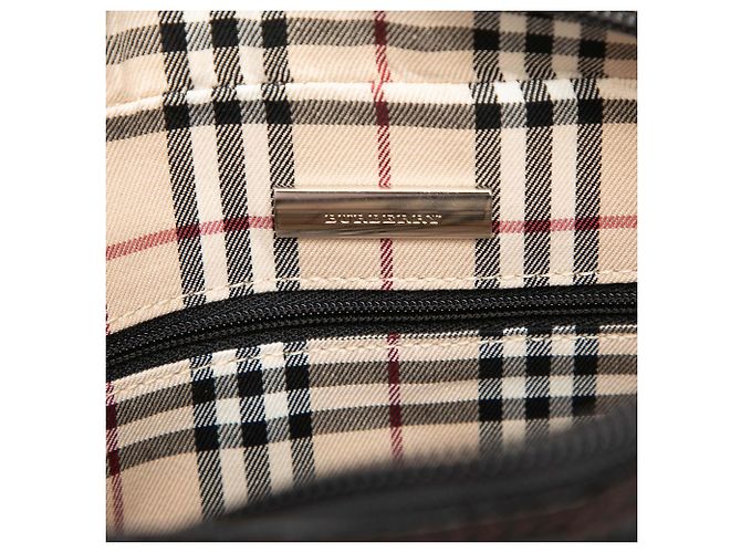 Bolsa transversal Burberry em couro de bezerro marrom Castanho escuro - vista 5