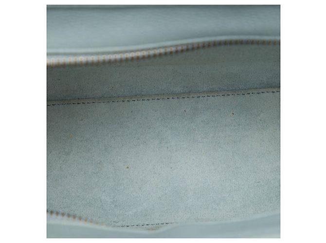 Luggage Céline Borsa Tote Celine Nano Blue in pelle Blu chiaro - vista 4