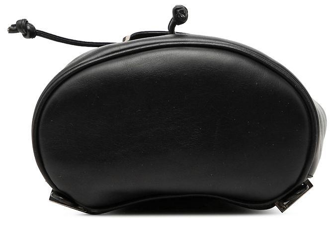 Salvatore Ferragamo Mochila Ferragamo em couro preto Double Gancini - vista 3