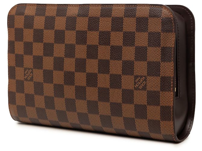 Louis Vuitton Pochette Saint Louis Damier Ebene marrone - vista 2