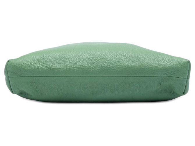 Borsa Tote Bamboo Shopper in pelle di vitello alta verde Gucci - vista 3