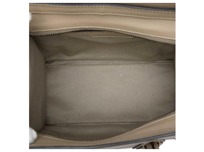 Céline Celine Beige Micro Leather Luggage Tote - Ansicht 4