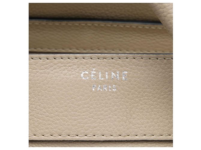 Céline Celine Beige Micro Leather Luggage Tote - Ansicht 5