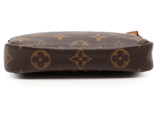 Louis Vuitton Marrone Monogram Mini Pochette Accessoires - vista 3