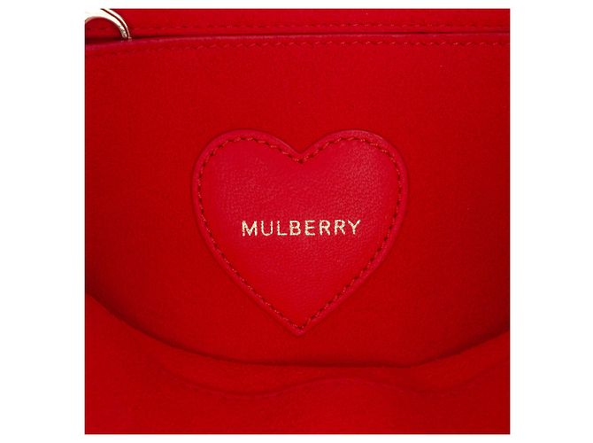 Bolso convertible Mulberry Red Mini Quilted Nappa Cara Delevingne - vista 5