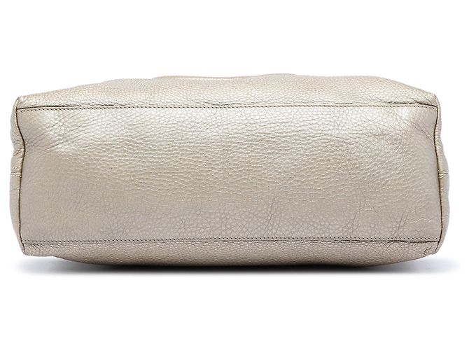 Tote Soho Chain in pelle di vitello Ombre oro Medium di Gucci D'oro - vista 3