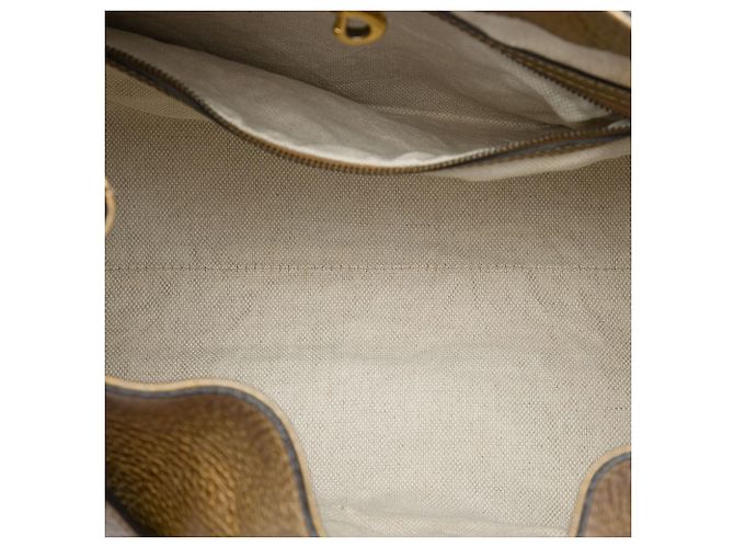 Tote Soho Chain in pelle di vitello Ombre oro Medium di Gucci D'oro - vista 4