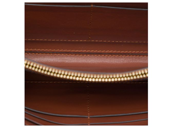 Cartera Hannah de lona con rayas icónicas marrones de Burberry con correa - vista 4