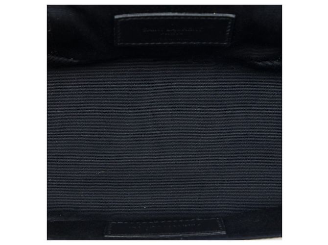 Borsa vanity Gaby in agnello trapuntato bianco Saint Laurent Bianco sporco - vista 4