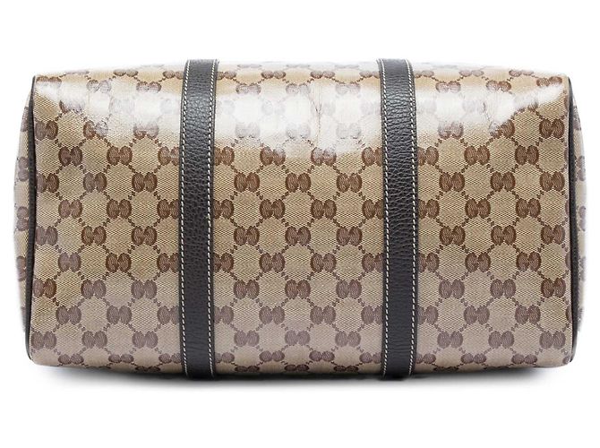 Borsa Boston Gucci Beige Medium GG Crystal Joy - vista 3
