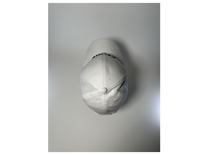 Céline Celine Logo Baseball Cap aus weißer Baumwolle - Größe L - Ansicht 12