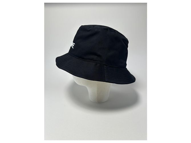 Céline Celine Cappello Bucket Logo - Nero - L - vista 10