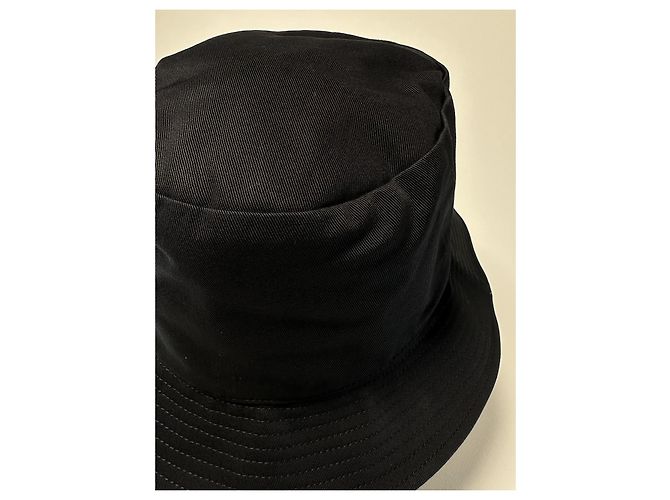 Céline Celine Cappello Bucket Logo - Nero - L - vista 13