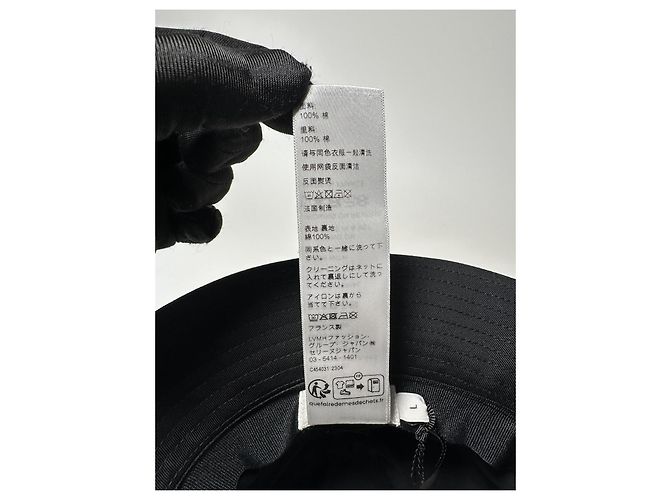 Céline Celine Cappello Bucket Logo - Nero - L - vista 8