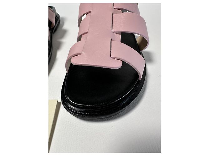 Marni Sandali Fussbett in Pelle - Rosa - 39 - vista 6