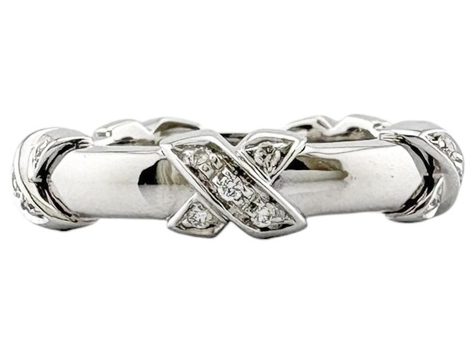 Tiffany & Co. Signature Cross X Ring Weiß - Ansicht 3