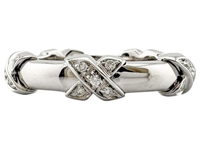Tiffany & Co. Signature Cross X Ring Weiß - Ansicht 4
