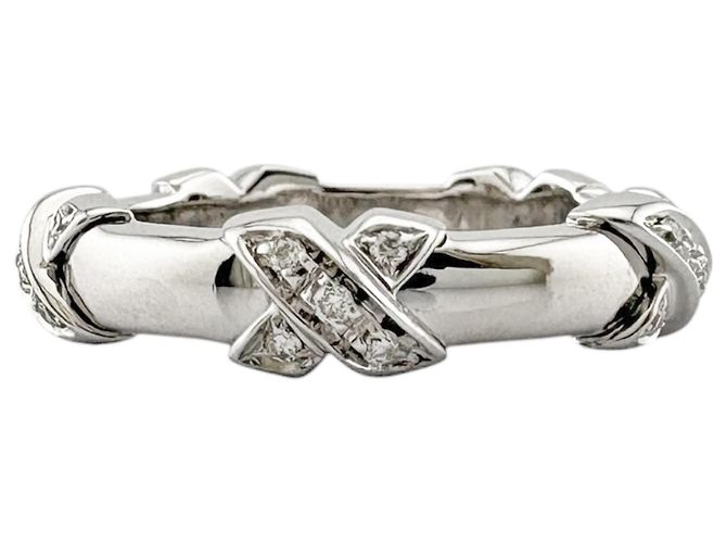 Tiffany & Co. Signature Cross X Ring Weiß - Ansicht 6