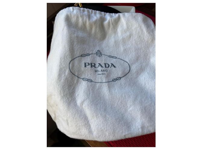 Piccola borsa a tracolla Arqué in pelle Prada Nero - vista 9