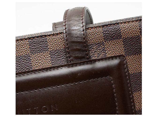 Louis Vuitton Vintage Damier Ebene Parioli PM Tote Marrone - vista 10