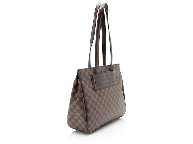 Louis Vuitton Vintage Damier Ebene Parioli PM Tote Marrone - vista 2