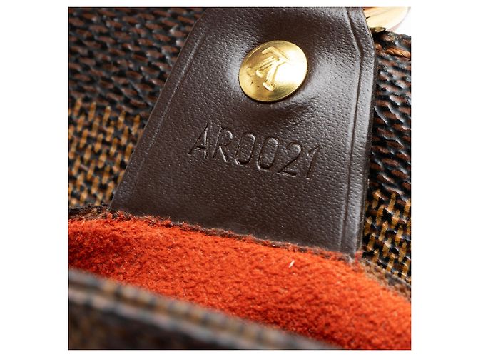 Louis Vuitton Vintage Damier Ebene Parioli PM Tote Marrone - vista 6
