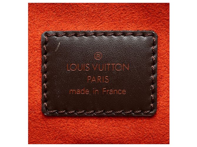 Louis Vuitton Vintage Damier Ebene Parioli PM Tote Marrone - vista 8