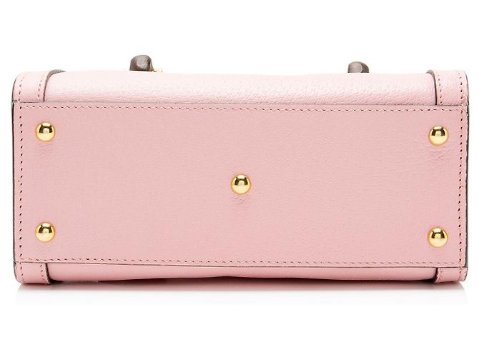 Gucci Cuir Leather Diana Mini Tote Rosa - vista 4