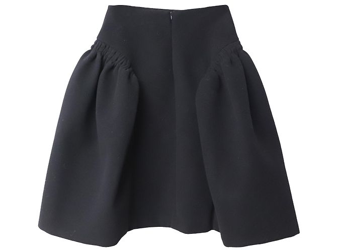 Minifalda globo Simone Rocha en lana negra Negro - vista 4