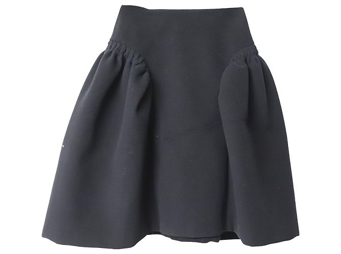 Minifalda globo Simone Rocha en lana negra Negro - vista 5