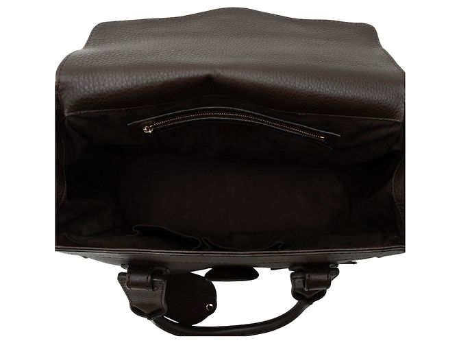 Gucci Boston Bag aus Leder Heritage Web mit Schnalle Braun - Ansicht 7