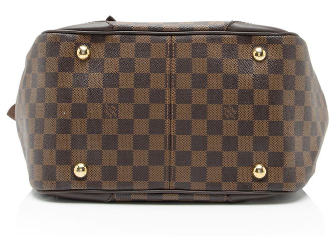 Borsa a tracolla Louis Vuitton Damier Ebene Verona MM Marrone - vista 4