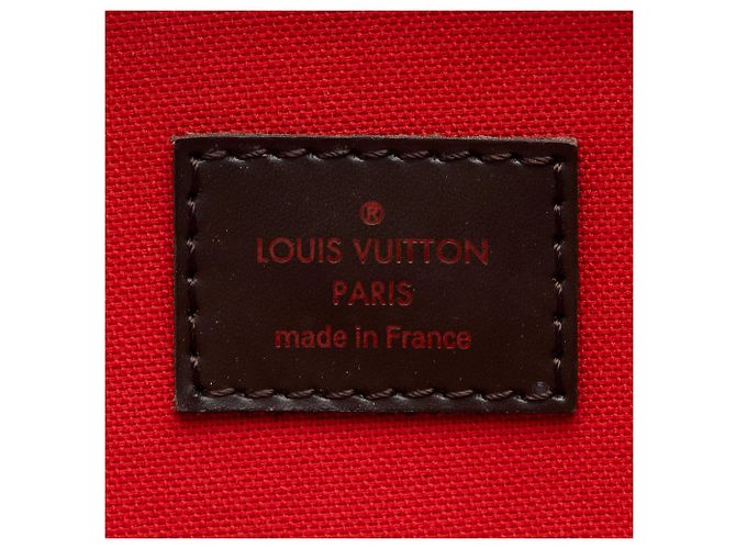 Borsa a tracolla Louis Vuitton Damier Ebene Verona MM Marrone - vista 7